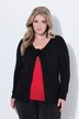 Chaqueta de punto, Straight Fit, rosa en 3D como cierre