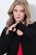 Chaqueta de punto, Straight Fit, rosa en 3D como cierre