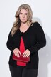 Chaqueta de punto, Straight Fit, rosa en 3D como cierre