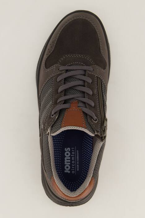 Chaussures basses Jomos, cuir véritable et fermeture zippée - jusqu'à la pointure 50