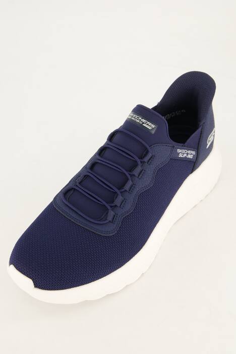 Slippers de la marque Skechers, chaussures Slip-in (à enfiler) avec laçage Bungee - jusqu'à la pointure 48,5