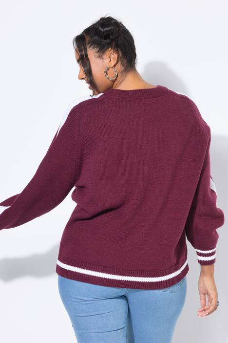 Suéter, oversize, manga larga raglán