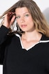 Maglione in maglia lavorata dal taglio oversize con collo polo