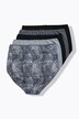 Culottes maxi, lot de 5. Taille haute. Motif animal/uni
