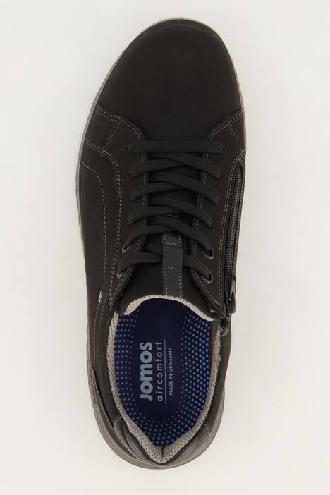 Chaussures basses extra-larges Jomos, fermeture zippée, cuir véritable - jusqu'à la pointure 50