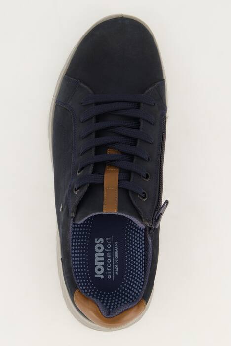 Chaussures basses extra-larges Jomos, fermeture zippée, cuir véritable - jusqu'à la pointure 50