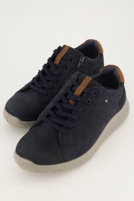 Chaussures basses extra-larges Jomos, fermeture zippée, cuir véritable - jusqu'à la pointure 50