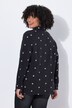 Musselin-bluse, oversized, blomster-broderi