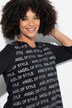 T-shirt, A-snit, Angel of Style-tekstmotiv