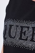 Camiseta, Komfort Fit, letras de piedras brillantes