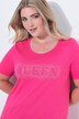 Camiseta, Komfort Fit, letras de piedras brillantes