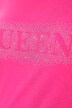 Camiseta, Komfort Fit, letras de piedras brillantes