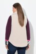 Chaleco Teddy, cuello alzado, cremallera