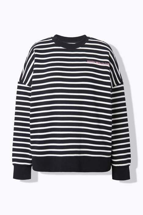 Sweatshirt, oversized, Ringel, Statement