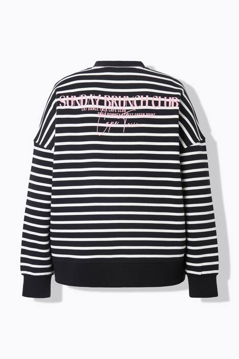 Sweatshirt, oversized, Ringel, Statement