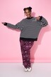 Sweatshirt, oversized, strepen, statement