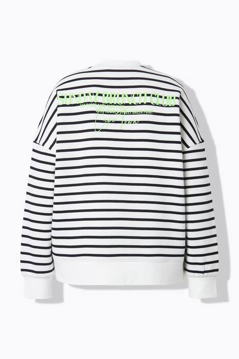 Sweatshirt, oversized, Ringel, Statement