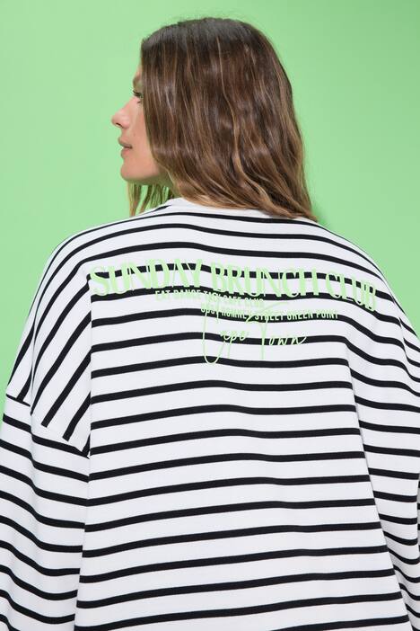 Sweatshirt, oversized, Ringel, Statement