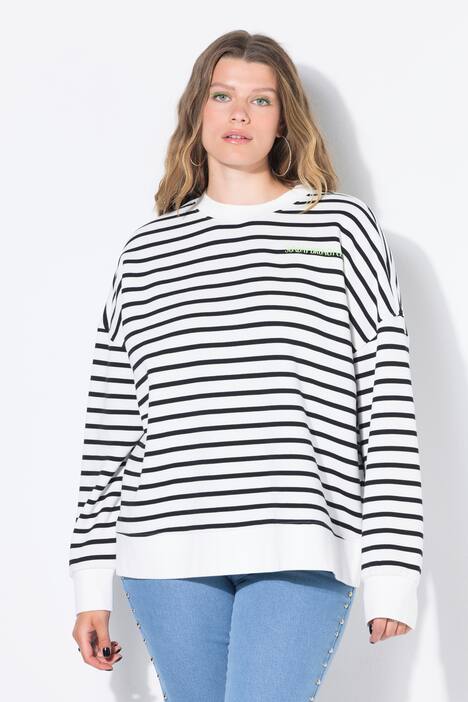 Sweatshirt, oversized, Ringel, Statement