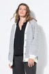 Chaqueta de punto, oversize, patrón trenzado