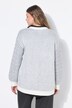 Chaqueta de punto, oversize, patrón trenzado