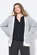 Chaqueta de punto, oversize, patrón trenzado