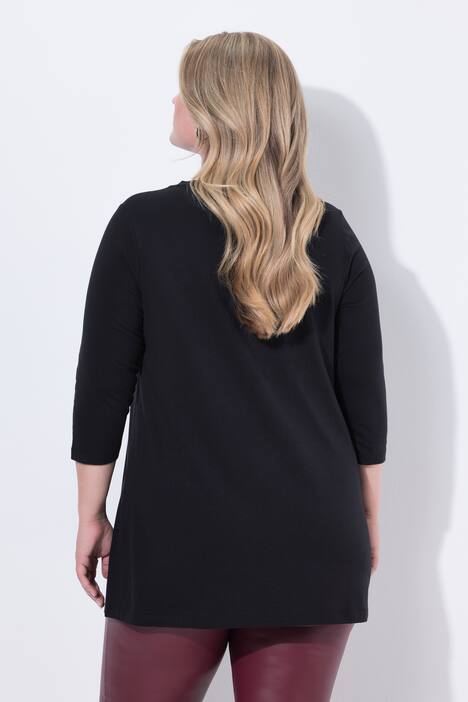 T-shirt, A-lijn, gekleurde ster van pailletten