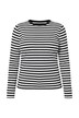 Tričko, Slim střih, pruhy, žebrovaný žerzej, dlouhé rukávy