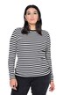 Tričko, Slim střih, pruhy, žebrovaný žerzej, dlouhé rukávy