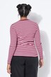 T-shirt, slim fit, stribet jersey, langærmet
