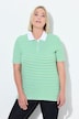 Polo rayé en maille piquée. Manches courtes. Coupe Classic Fit