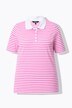 Polo rayé en maille piquée. Manches courtes. Coupe Classic Fit