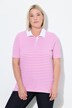 Polo rayé en maille piquée. Manches courtes. Coupe Classic Fit
