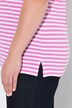 Polo rayé en maille piquée. Manches courtes. Coupe Classic Fit