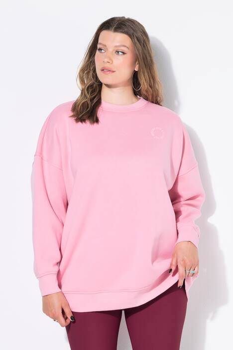 Genser, oversized, tonet ryggtrykk