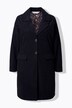 Blazer largo de pana, forro con estampado por toda la prenda