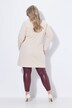 Lange corduroy blazer, voering met luipaardprint