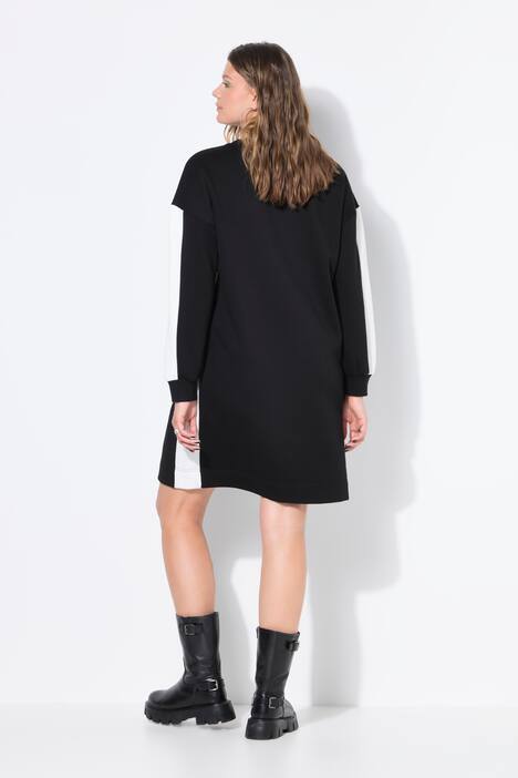 Collegemekko, oversize, sivuraidat