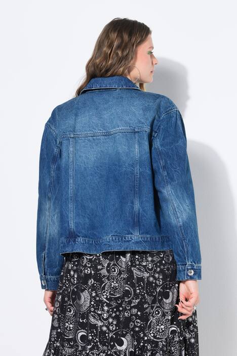 Denim jas, oversized