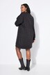 Sweatjurk, oversized, siersteentjes
