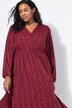 Midi-jurk, A-lijn, chiffon met ruiten