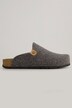Rohde vilten pantoffels, leren voetbed, gerecycled, wijdte G