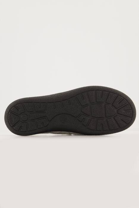 Pantofole in feltro Rohde con soletta sostituibile e larghezza G