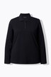 Polo, tapeta de botones, cuello de polo, manga larga