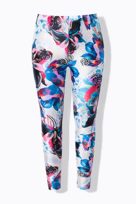 Leggings, Slim Fit, estampado de mariposas/flores