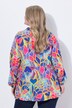 Blusa, forma en A, estampado de mosaico, manga larga