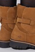 Bottines en cuir Camel Active avec doublure chaude, largeur G