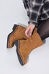 Bottines en cuir Camel Active avec doublure chaude, largeur G