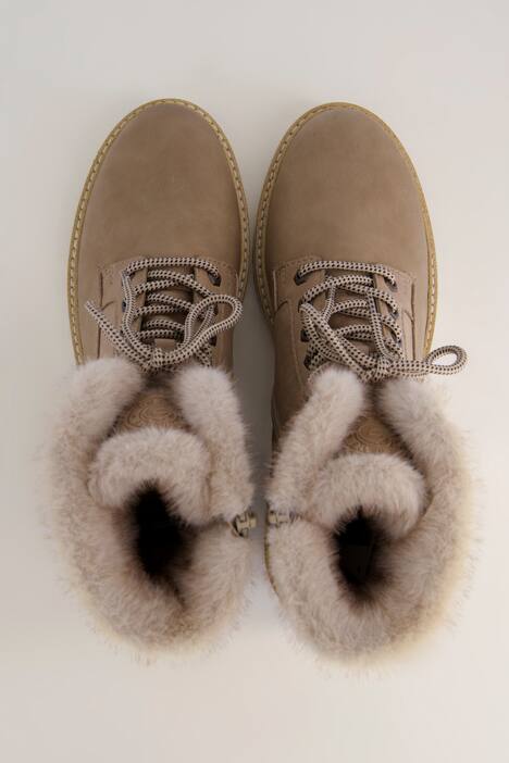 Leren boots, Remonte x Elizabeth Hurley, lamsvacht, wijdte G