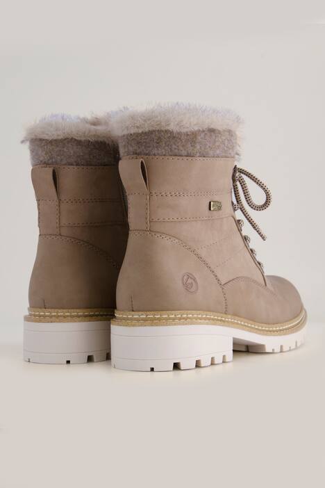 Leren boots, Remonte x Elizabeth Hurley, lamsvacht, wijdte G